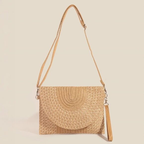 Tight Woven Envelope Clutch Bag - Picture 1 of 4